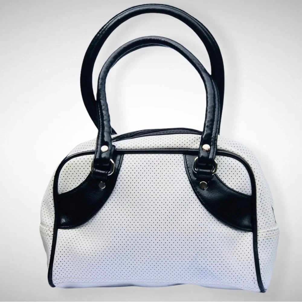 RARE White Poly BROOKLYN Mini Handbag - Picture 3 of 6